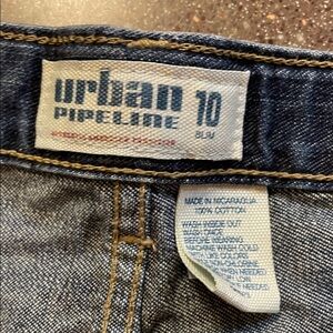 Urban Pipeline Men's Dark Blue Denim Jeans